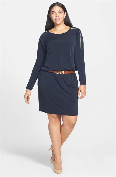 michael kors zipper sleeve dress|Michael Kors dresses.